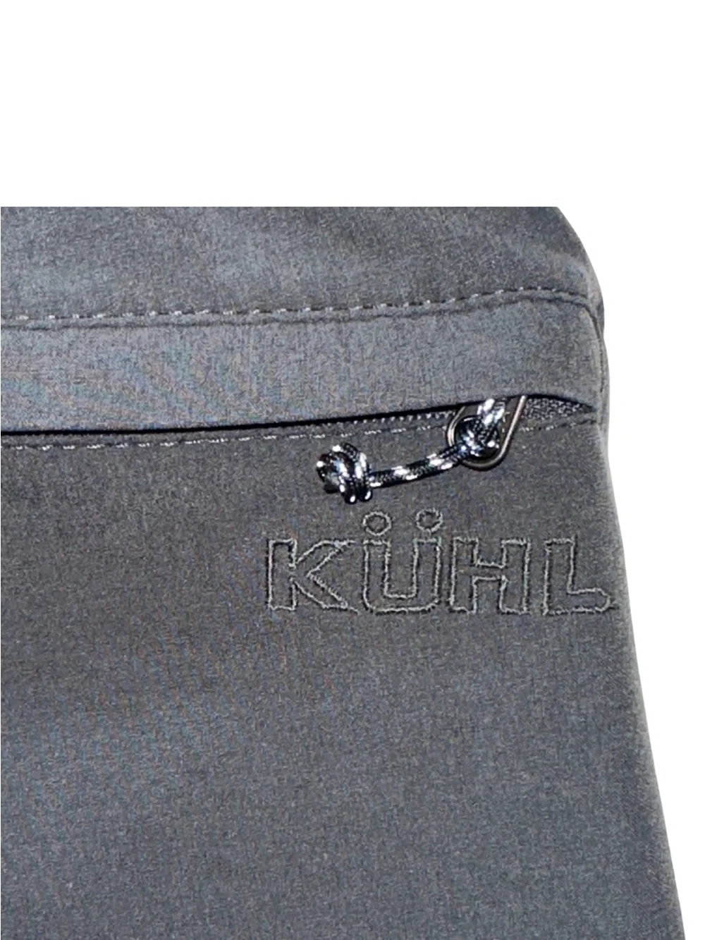 KÜHL Men’s Large Dark Gray Pull-On Performance Hiking Travel Shorts